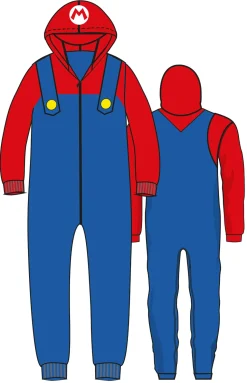 Penkkarit|Lasten Naamiaisasut>IV Beck / Amscan Europe GmbH, Dettinger Str. 148, 73230 Kirchheim/Teck, Germany, www.amscan-europe.com Adult Onesie costume Super Mario L
