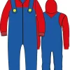 Penkkarit|Lasten Naamiaisasut>IV Beck / Amscan Europe GmbH, Dettinger Str. 148, 73230 Kirchheim/Teck, Germany, www.amscan-europe.com Adult Onesie costume Super Mario M