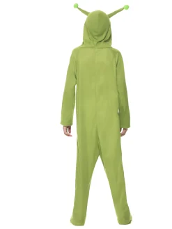 Lasten Naamiaisasut|Halloween>Smiffys II Ltd., New Lane, Leeds, LS11 5DZ United Kingdom, www.smiffys.com Alien haalari vihreä lasten M 130-143 cm