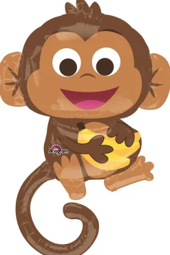 Muotofoliopallot|Vappu>Anagram International Inc, 7700 Anagram Drive, MN 55344-7307, USA, http://www.anagramballoons.com/ Apina muotofoliopallo