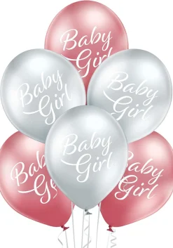 Vauvakutsut, Baby Shower|Vauvakutsut, Baby Shower>Belbal sp.zo.o, ul.Skarszewska 1, 83 - 110 Tczew, www.belbal.com Baby Girl ilmapallo 30 cm metallikromi 6 kpl/pss