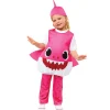 Lasten Naamiaisasut|Halloween>IV Beck / Amscan Europe GmbH, Dettinger Str. 148, 73230 Kirchheim/Teck, Germany, www.amscan-europe.com Baby Shark asu pinkki 1-2 vuotta
