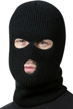 Muut Asusteet|Hatut Ja Päähineet>Smiffys II Ltd., New Lane, Leeds, LS11 5DZ United Kingdom, www.smiffys.com Balaklava musta kokopään maski