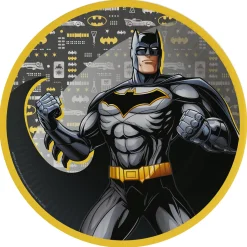 Lautaset|Batman>IV Beck / Amscan Europe GmbH, Dettinger Str. 148, 73230 Kirchheim/Teck, Germany, www.amscan-europe.com Batman suuri pahvilautanen 8 kpl/pkt