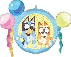 Muotofoliopallot|Vappu>Anagram International Inc, 7700 Anagram Drive, MN 55344-7307, USA, http://www.anagramballoons.com/ Bluey muotofoliopallo