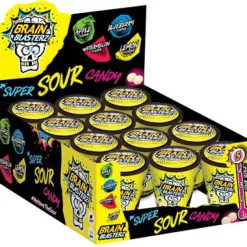 Makeiset|Muut Juhlatarvikkeet>Juhlamaailma Brain Blasterz Super Sour Candy 48g