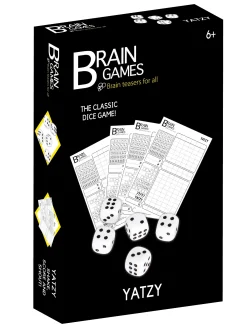 Muut Juhlatarvikkeet|Pelit Ja Leikit>Toyrock Oy, Lemminkäisenkatu 46, 20520 TURKU, www.toyrock.fi BRAIN GAMES YATZY