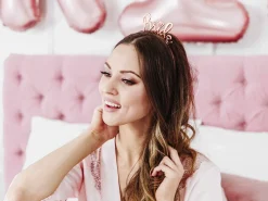 Muut Asusteet|Pannat, Kruunut Ja Tiarat>PartyDeco sp. z o.o. sp. k., ul. Kolumba 1, 70-035 Szczecin, www.partydeco.com Bride panta ruusukullanvärinen