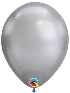 Yksiväriset Ilmapallot> 19 cm metallikromihopea ilmapallo 100 kpl/pss