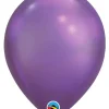 Yksiväriset Ilmapallot> 19 cm metallikromivioletti ilmapallo 100 kpl/pss
