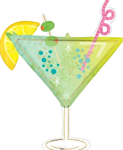 Muotofoliopallot|Vappu>Anagram International Inc, 7700 Anagram Drive, MN 55344-7307, USA, http://www.anagramballoons.com/ Cocktail Surprise muotofoliopallo