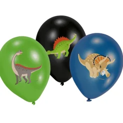 Painetut Ja Kuvioidut Ilmapallot>Riethmüeller Dinosaurus ilmapallo 28 cm 6 kpl/pss