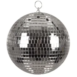 Muut Ripustettavat Koristeet|70-Luku - Disco>Boland Party Partners, P. O. Box 518, AK ALPHEN A/D RIJN, https://boland.eu Discopallo hopeanvärinen 20 cm