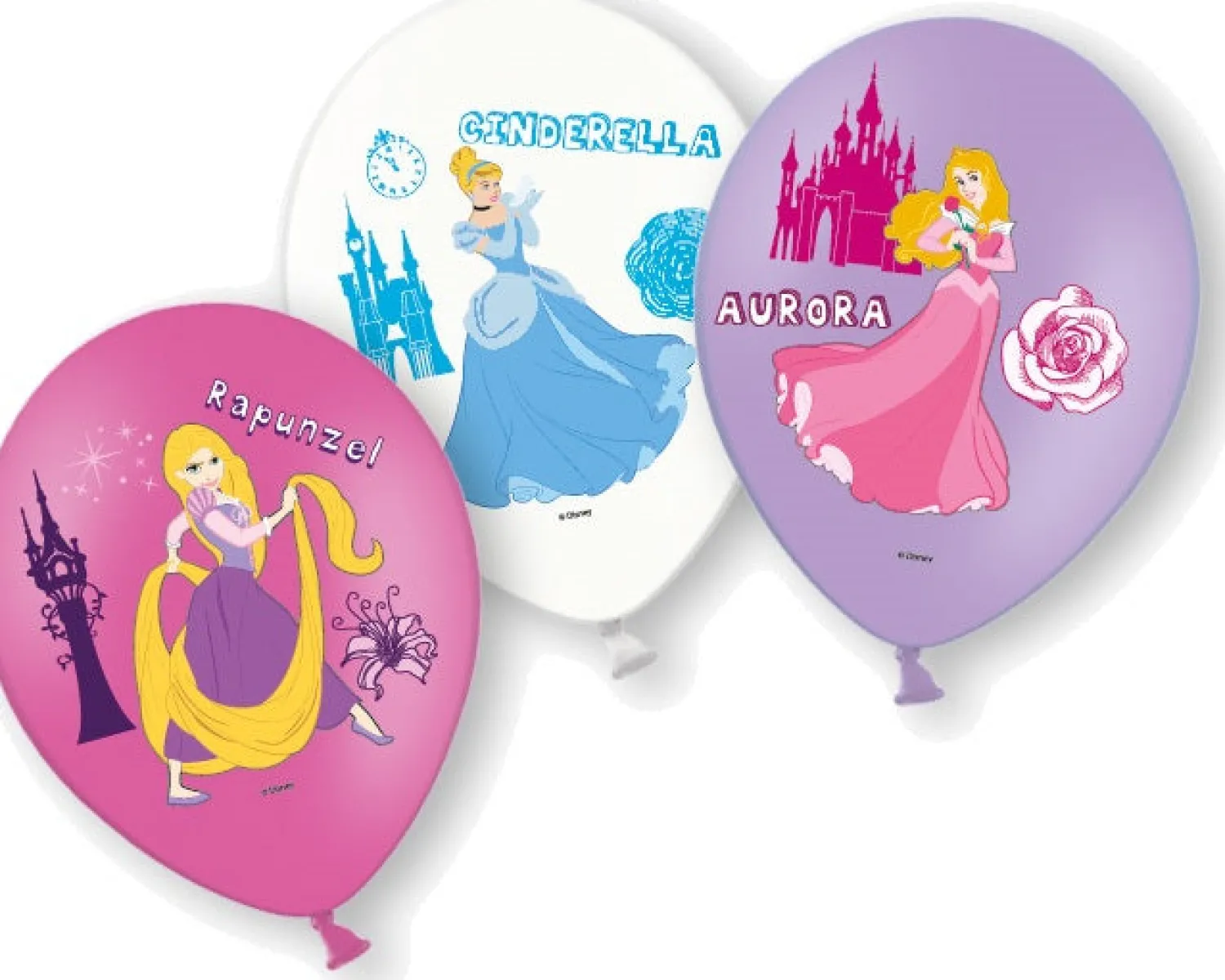 Disney Prinsessat>IV Beck / Amscan Europe GmbH, Dettinger Str. 148, 73230 Kirchheim/Teck, Germany, www.amscan-europe.com Disney prinsessa ilmapallo 27 cm 6 kpl/pss
