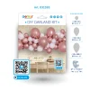 Häät|Häät>GE.MA.R.srl, Via Colle Marracone, 03034 Casalvieri (FR), www.gemar.it DIY Ilmapallokaari metallikromiruusukulta