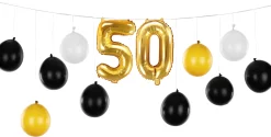 Syntymäpäivät|Syntymäpäivät>PartyDeco sp. z o.o. sp. k., ul. Kolumba 1, 70-035 Szczecin, www.partydeco.com DIY Palloköynnös 50 vuotta