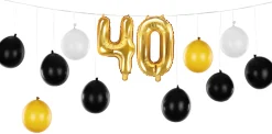 Syntymäpäivät|Syntymäpäivät>PartyDeco sp. z o.o. sp. k., ul. Kolumba 1, 70-035 Szczecin, www.partydeco.com DIY Palloköynnös 40 vuotta
