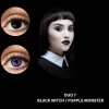 Efektipiilolinssit|Halloween>Création de Hanninger GmbH u0026 CO.KG, Breslauer Strasse 25, D-64646 Heppenheim, www.zoelibat.com Efektipiilolinssit duo musta noita ja violetti hirviö 3kk