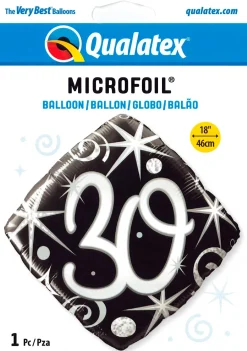 Pienet Foliopallot|Numerofoliopallot> Elegantti numero "30" foliopallo