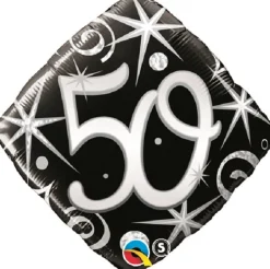 Pienet Foliopallot|Numerofoliopallot> Elegantti numero "50" foliopallo