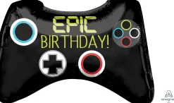 Syntymäpäivät|Syntymäpäivät>Anagram International Inc, 7700 Anagram Drive, MN 55344-7307, USA, http://www.anagramballoons.com/ Epic Birthday peliohjain muotofoliopallo
