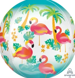 Erikoisfoliopallot>Anagram International Inc, 7700 Anagram Drive, MN 55344-7307, USA, http://www.anagramballoons.com/ Flamingo pallokas 3D muotofoliopallo