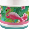 Herkkupussit, Kipot Ja Laatikot|Tarjoiluastiat Ja -Välineet>IV Beck / Amscan Europe GmbH, Dettinger Str. 148, 73230 Kirchheim/Teck, Germany, www.amscan-europe.com Flamingo paratiisi jäätelökippo 270 ml 8 kpl/pkt