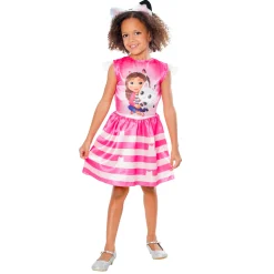 Lasten Naamiaisasut|Halloween>Rubies Netherlands b.v., Heldenseweg 25A, 6086 PD Neer, www.rubies.com Gabby's Dollhouse asu; mekko ja panta 98-110 cm