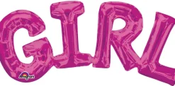 Erikoisilmapallot|Kirjainfoliopallot>Anagram International Inc, 7700 Anagram Drive, MN 55344-7307, USA, http://www.anagramballoons.com/ Girl kirjaimet puhallettava foliopallo