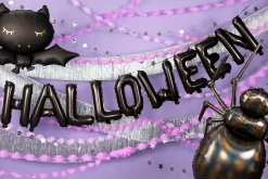 Halloween>PartyDeco sp. z o.o. sp. k., ul. Kolumba 1, 70-035 Szczecin, www.partydeco.com Halloween kirjaimet ilmatäytteinen foliopallo