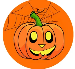 Lautaset|Halloween>PAW Sp. z o.o., Nektarowa 9, 62-002 Suchy Las, www.paw.pl Halloween kurpitsa pahvilautanen 23 cm 10 kpl/pkt