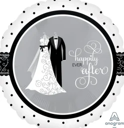 Pienet Foliopallot>Anagram International Inc, 7700 Anagram Drive, MN 55344-7307, USA, http://www.anagramballoons.com/ Happily ever after foliopallo