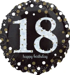 Pienet Foliopallot|Numerofoliopallot>Anagram International Inc, 7700 Anagram Drive, MN 55344-7307, USA, http://www.anagramballoons.com/ Happy Birthday 18 foliopallo