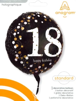 Pienet Foliopallot|Numerofoliopallot>Anagram International Inc, 7700 Anagram Drive, MN 55344-7307, USA, http://www.anagramballoons.com/ Happy Birthday 18 foliopallo