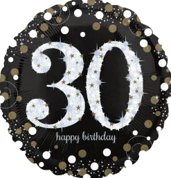 Pienet Foliopallot|Numerofoliopallot>Anagram International Inc, 7700 Anagram Drive, MN 55344-7307, USA, http://www.anagramballoons.com/ Happy Birthday 30 foliopallo