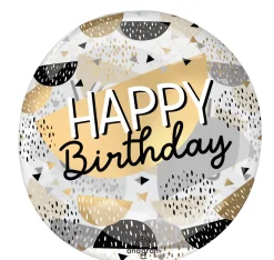 Syntymäpäivät|Syntymäpäivät>Anagram International Inc, 7700 Anagram Drive, MN 55344-7307, USA, http://www.anagramballoons.com/ Happy Birthday läpikuultava kuplailmapallo