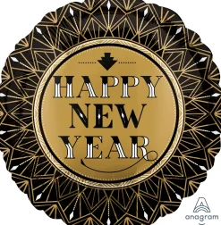 Pienet Foliopallot|Uusi Vuosi>Anagram International Inc, 7700 Anagram Drive, MN 55344-7307, USA, http://www.anagramballoons.com/ Happy New Year Glitz & Glam foliopallo
