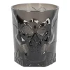 Halloween|Lasit Ja Mukit>Boland Party Partners, P. O. Box 518, AK ALPHEN A/D RIJN, https://boland.eu Harmaa pääkallo juomalasi 400 ml