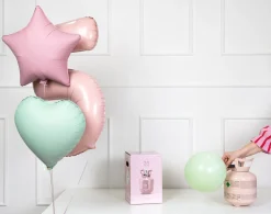 Ilmapallotarvikkeet>PartyDeco sp. z o.o. sp. k., ul. Kolumba 1, 70-035 Szczecin, www.partydeco.com Helium kotipakkaus ilmapallojen täyttöön S