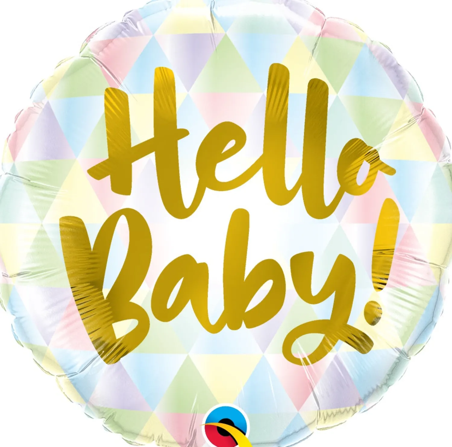 Pienet Foliopallot> Hello Baby pastellivärit foliopallo
