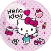 Lautaset|Lautasliinat>Procos S.A., 56th KLM Paleas Ethnikis, 320-11 Inofita Greece, www.procos.gr Hello Kitty suuri pahvilautanen 23 cm 8 kpl/pkt