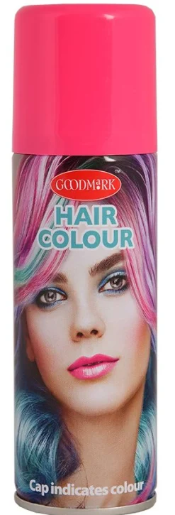 Hiusvärit Ja -Glitterit>Goodmark Europe NV, Industrielaan 15, 8520 Kuurne, www.goodmarkgroup.com Hiusvärispray pinkki 125 ml