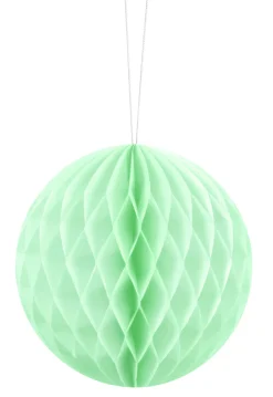 Muut Ripustettavat Koristeet>PartyDeco sp. z o.o. sp. k., ul. Kolumba 1, 70-035 Szczecin, www.partydeco.com Hunajakenno koriste, pistaasi 10 cm