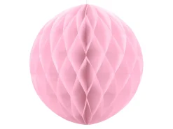 Muut Ripustettavat Koristeet>PartyDeco sp. z o.o. sp. k., ul. Kolumba 1, 70-035 Szczecin, www.partydeco.com Hunajakenno koriste, vaaleanpunainen 20 cm