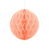 Muut Ripustettavat Koristeet>PartyDeco sp. z o.o. sp. k., ul. Kolumba 1, 70-035 Szczecin, www.partydeco.com Hunajakenno koriste, vaalea persikka 20 cm