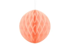 Muut Ripustettavat Koristeet>PartyDeco sp. z o.o. sp. k., ul. Kolumba 1, 70-035 Szczecin, www.partydeco.com Hunajakenno koriste, vaalea persikka 20 cm