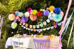 Muut Ripustettavat Koristeet>PartyDeco sp. z o.o. sp. k., ul. Kolumba 1, 70-035 Szczecin, www.partydeco.com Hunajakenno koriste, vaalea persikka 20 cm
