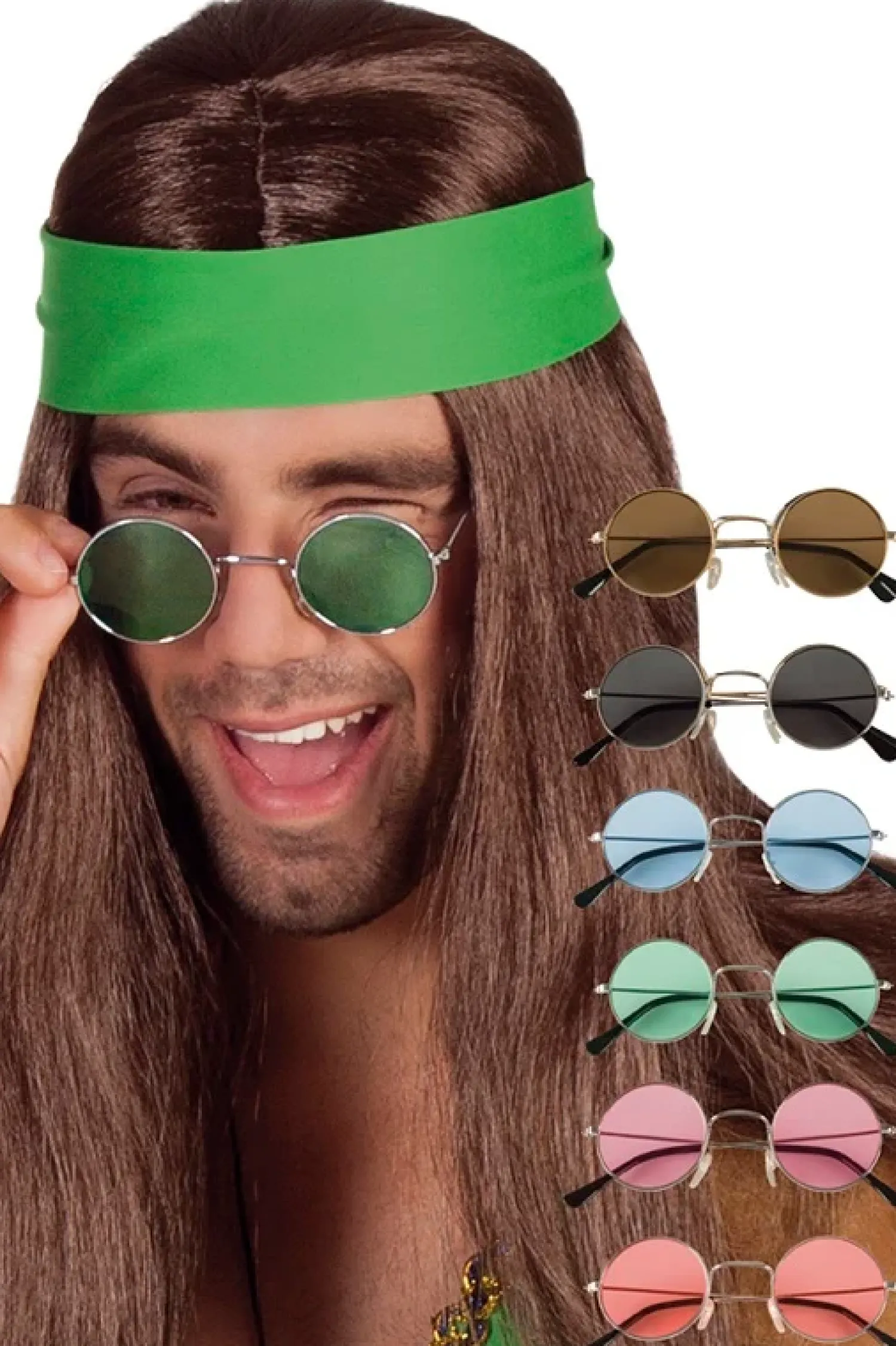 Festarit|Muut Asusteet>Boland Party Partners, P. O. Box 518, AK ALPHEN A/D RIJN, https://boland.eu Hupilasilajitelma "John Lennon", 6 väriä