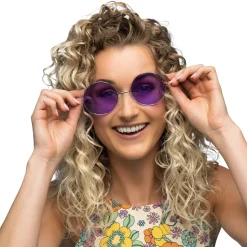 60-Luku - Hipit|Vappu>Boland Party Partners, P. O. Box 518, AK ALPHEN A/D RIJN, https://boland.eu Hupilasit hippi XL violetti