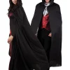 Muut Asusteet|Halloween>Boland Party Partners, P. O. Box 518, AK ALPHEN A/D RIJN, https://boland.eu Hupullinen viitta musta 180cm